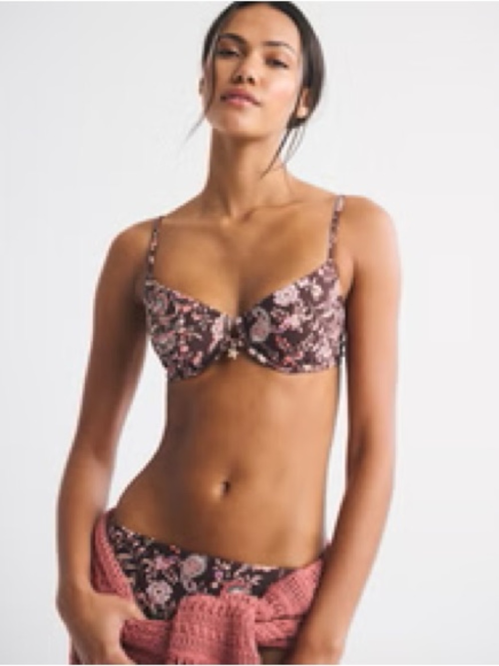 Abercrombie & Fitch Balconette Charm Underwire Bikini Top BNWT